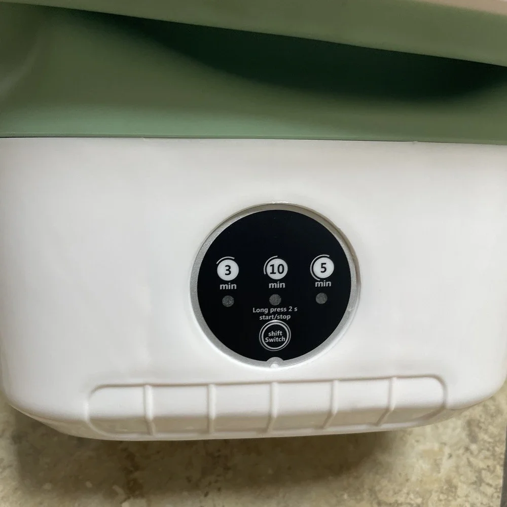 Portable Washing Machine, 12L Upgraded Mini Machine‎ With Spin Green